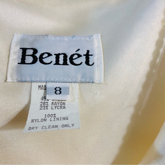 Benet Vintage Special Occasion Irridescent glitter and beaded strap  Dress - Picture 6 of 6